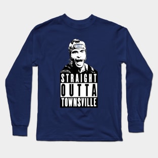 NQ Cowboys - Johnathan Thurston - STRAIGHT OUTTA TOWNSVILLE' Long Sleeve T-Shirt